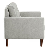 OSP Home Furnishings Grayburn Mid-Century Chair Smoke