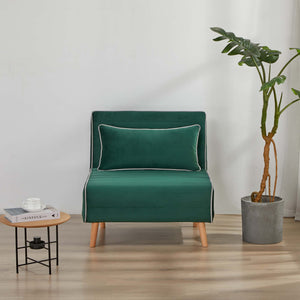 English Elm Canon Versatile Green Velvet Modular Sofa Bed Set – Space-Saving, Quick-Convert, Stylish Comfort! W3391S00002