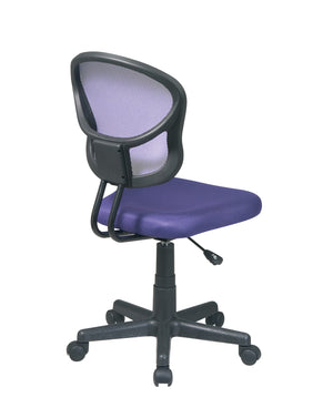 OSP Home Furnishings Mesh Task chair Purple