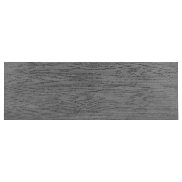 English Elm TOPMAX Farmhouse 48" Rectangular Wood Bar Height Dining Set with 2 Cushioned Stools, Space-Saving Design Gray+Beige N717P334716E