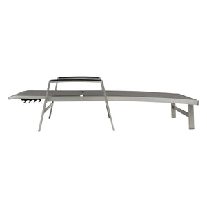 English Elm Christopher Knight Home® - OAXTON Chaise Lounge Set with Rust-Resistant Aluminum Frame, Breathable Mesh Seating & 5-Position Recline PMID: Gray N775P210066G