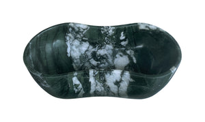 English Elm Green Natural Marble Vessel Sink - Luxurious Polished Stone For Timeless Bathroom Elegance, 23.6" X 14.2" W1696P333271