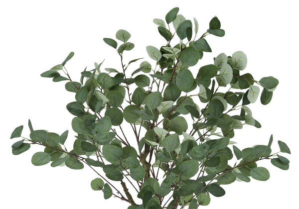 English Elm Artificial Eucalyptus Tree 46" Tall - Lifelike Indoor Faux Floor Plant For Home & Office Décor B2710P220031