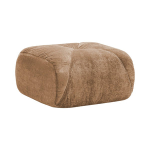 English Elm Ottoman Velvet Tufted Modular Cloud Sofa Plush High Density Foam Living Room Seating Camel W714P387020