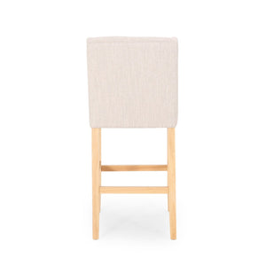 English Elm Vienna Wingback Counter Stools Set of 2 Tufted Fabric Nailhead Kitchen Bar Seating 64854.00BGE