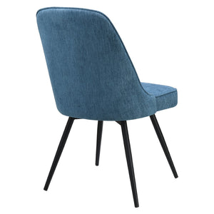 OSP Home Furnishings Martel Swivel Chair Navy