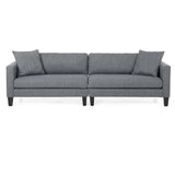 Christopher Knight Home® - Noble House - - Mirod Comfy 3-Seat Sofa With Wooden Legs, Modern Style For Living Room And Study