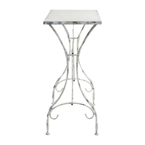 English Elm 43x16.5x34" Iron Console Table Twisted Legs Bird Sculptures Shabby Chic Entryway W2078P453111