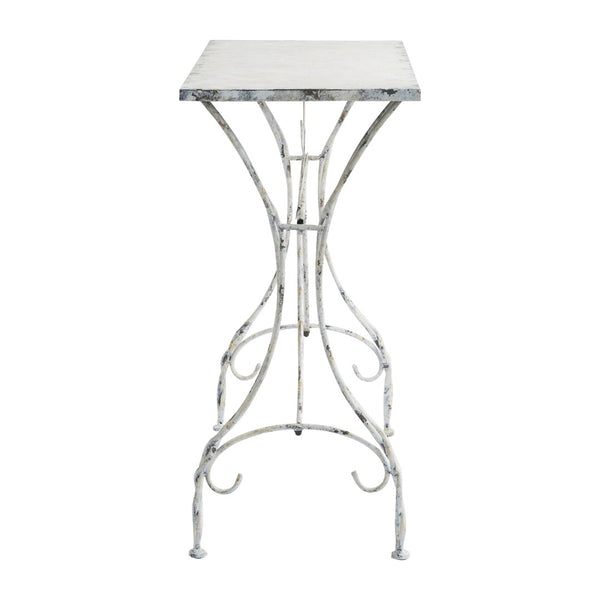 English Elm 43x16.5x34" Iron Console Table Twisted Legs Bird Sculptures Shabby Chic Entryway W2078P453111