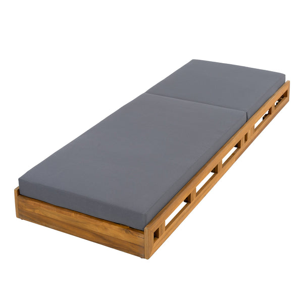 English Elm Christopher Knight Home® - Lounge Chaise Set - Premium Acacia Wood, 4-Inch Thick Water-Resistant Cushions, Adjustable Recline N770P272405T_65429.00CUSHDGRY