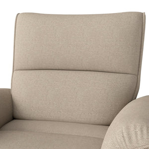 English Elm Power Lift Recliner Velvet Chair with Extended Footrest and Cup Holders for Elderly W1028S00062