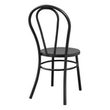 OSP Home Furnishings Odessa Metal Bistro Chair - Set of 2 Matte Black