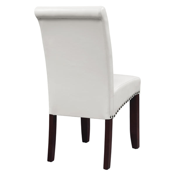 OSP Home Furnishings Parsons Dining Chair Cream Faux Leather
