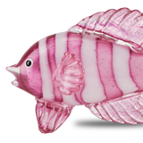 Rialto Magenta Glass Fish Set of 2
