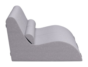 Zuo Modern Luanda Outdoor Lounge Chair - Eco-friendly Comfort With Modern Design For Your Perfect Patio Escape Gray 100% Olefin,100% Polypropylene,Textilene 704152-zuo-modern
