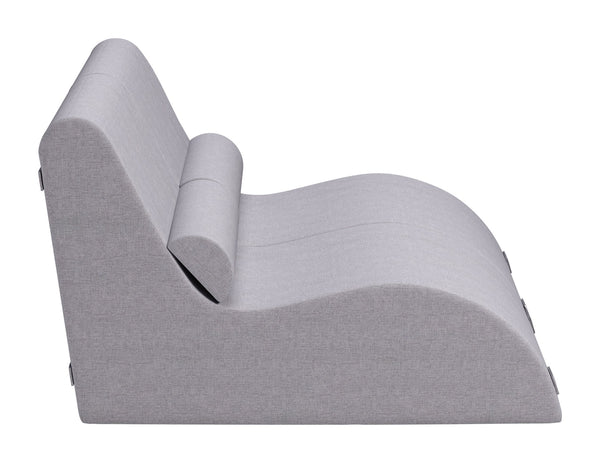 Zuo Modern Luanda Outdoor Lounge Chair - Eco-friendly Comfort With Modern Design For Your Perfect Patio Escape Gray 100% Olefin,100% Polypropylene,Textilene 704152-zuo-modern