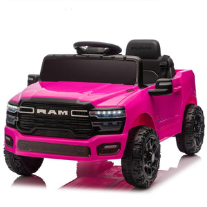 English Elm Licensed Dodge Ram 3500 12v Kids Ride on Truck with Parental Remote and Rear Suspension W1578P346251