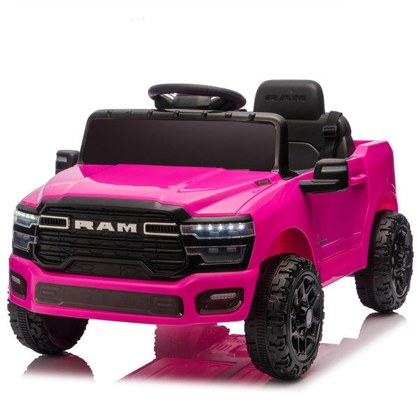 English Elm Licensed Dodge Ram 3500 12v Kids Ride on Truck with Parental Remote and Rear Suspension W1578P346251