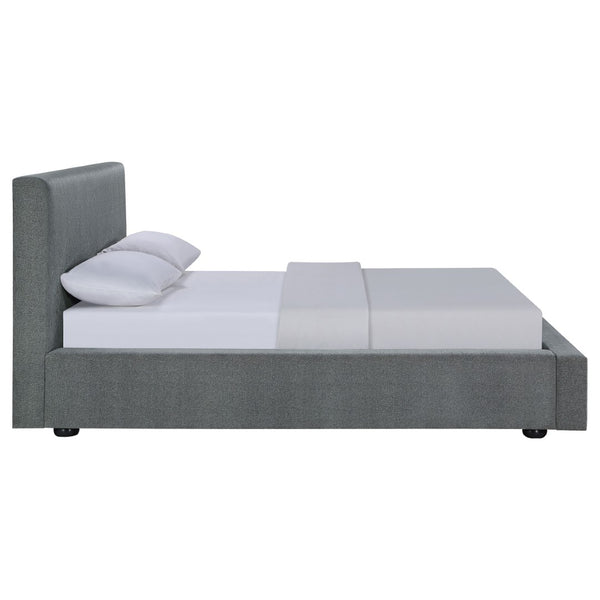 English Elm Weselyn Graphite Upholstered Platform Bed - Modern Design, Easy Assembly, Comfort For Every Style B062S00986-GIGA