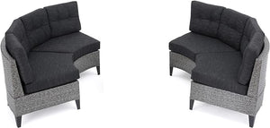 English Elm Christopher Knight Home® - Pema Modular Outdoor Patio Sofa Set - 4-Piece Sectional With Water-Resistant Cushions For Comfort N757592634BK