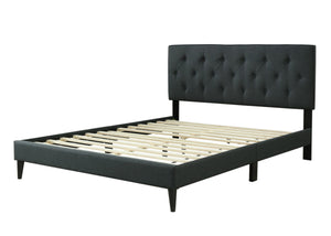 English Elm Full Sized Tufted Bed In A Box With Usb Charging - Modern Style, Easy Assembly & Clean Design! B2699P230422