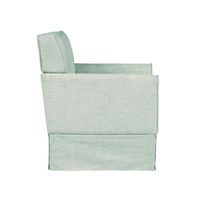 English Elm Accent Armchair Tailored Track Arm Skirted Base Polyester Upholstered Living Room Seat B035P496592