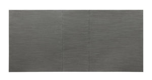 English Elm Katia Rustic Gray Weathered White Dining Table with 18" Leaf, 30mm Top, Poplar/MDF Build, 25" Clearance B2726P269244