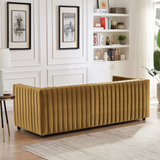 English Elm Ashcroft Furniture - Dominic Channel Tufted Velvet Sofa