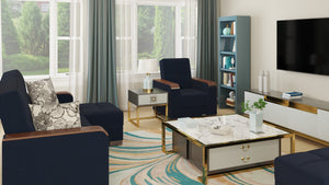 English Elm Primenest Zenaero Upholstered Convertible Chaise Lounge With Storage - Elegant Comfort & Style B030P303555-GIGA