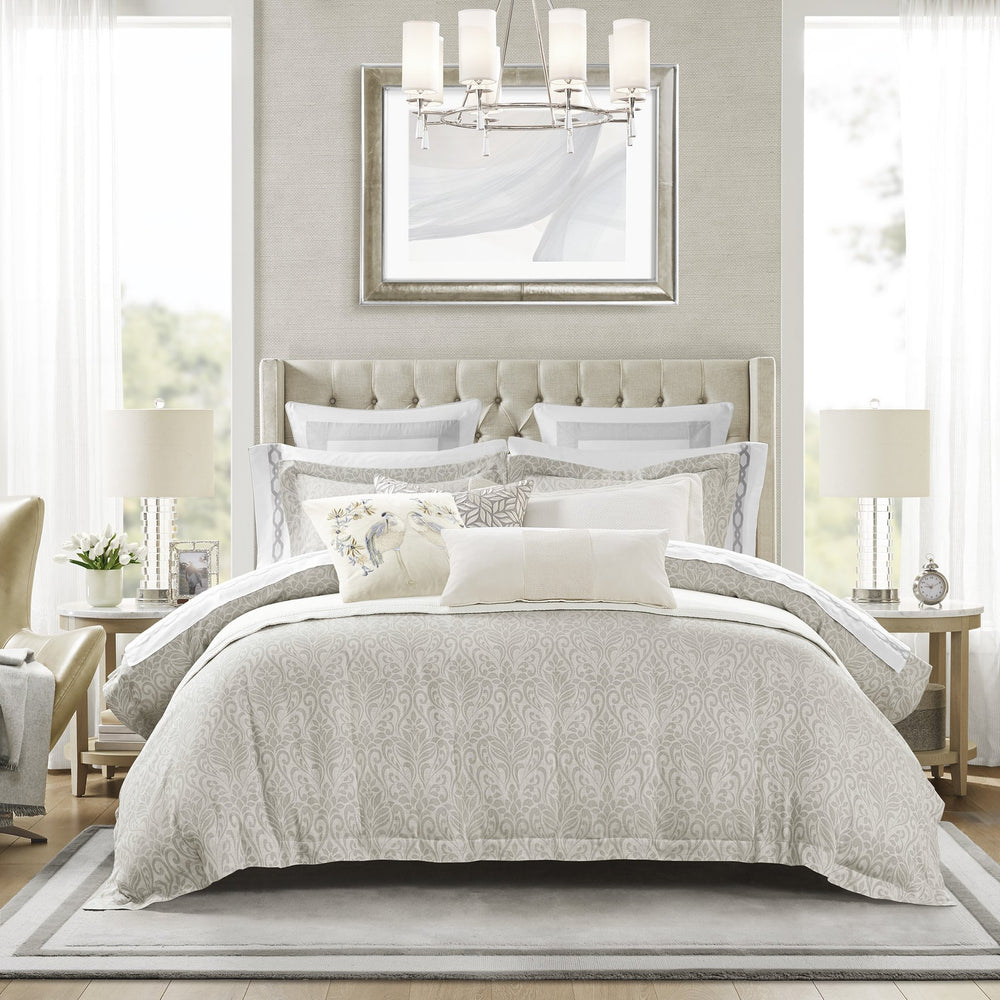 JLA Home Croscill Home - 3 Matelassé Coverlet Set — Stone-Washed 100% Cotton, Handcrafted in Portugal for Timeless Luxury and Comfort CHM13-0009