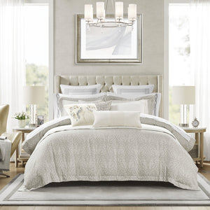 JLA Home Croscill Home - 3 Matelassé Coverlet Set — Stone-Washed 100% Cotton, Handcrafted in Portugal for Timeless Luxury and Comfort CHM13-0009