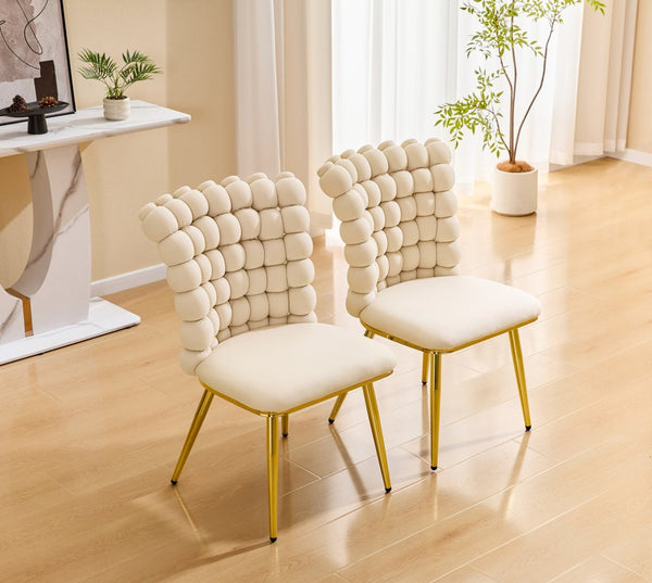 English Elm Luxury Velvet Bubble Tufted Swivel Chair Gold Frame Glam Accent Seat W3875P457865