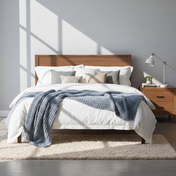 English Elm Maddox Modern Wood Queen Panel Headboard - Sleek, Durable Design For A Cozy, Contemporary Bedroom Upgrade B050P396156