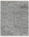 Unique Loom Hygge Shag Misty Machine Made Abstract Rug Gray, Beige/Ivory 8' 0" x 10' 0"