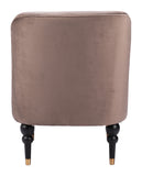 Bintulu Accent Chair Taupe 109983 Zuo Modern