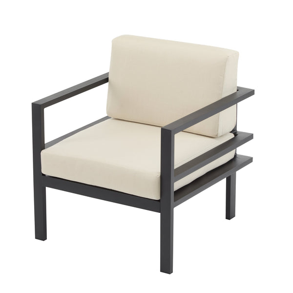 English Elm Christopher Knight Home® - [Set Of 2] 27.7'' Modern Lounge Chairs With Weather-Resistant Cushions For Stylish Outdoor Comfort N767P237029B_2