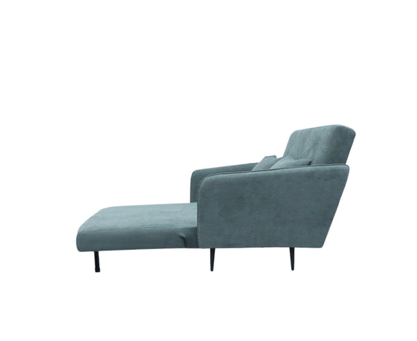 English Elm Lawson 61" Gray Fabric Convertible Loveseat Sleeper with Pillows - Space-Saving Chic Sofa Bed for Apartments B061P264644