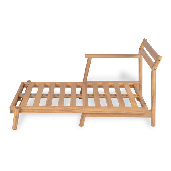 English Elm Christopher Knight Home® - Patio Acacia Wood Sectional Sofa With Chaise Lounge & Water-Resistant Cushions For Outdoor Comfort N772P262284B