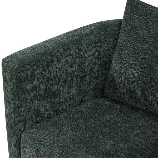 English Elm Sutton Kelly Green Swivel Barrel Chair — Ultra-Soft Performance Fabric, Reversible Cushions, 360° Comfort and Stain-Resistant Durability B050P322587