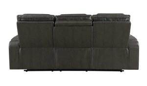 English Elm Taddeo Power Reclining Sofa with Led Lighting Usb Ports and Wireless Charging Pad B2726P435904