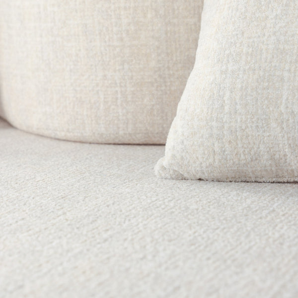 English Elm 2-In-1 Foldable Sofa Bed - Stylish Memory Foam Sleeper Couch With Faux Fur & 2 Pillows For Small Spaces W3422P369310