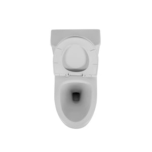 English Elm 1.1/1.6 Gpf Skirted One-piece Elongated Ceramic Toilet with Soft Close Seat Watersense B2724P246932