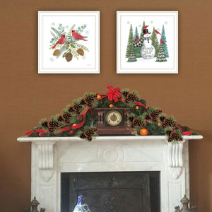 English Elm Trendy Decor 4u Folk Holiday Two Piece Framed Wall Art Set for Festive Home B067P256635