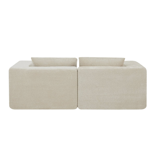 English Elm Christopher Knight Home® - 107" Compressed Sectional Sofas In Elegant Khaki - Modular Design, Cloud-Like Comfort & Durability! N771P346765V_N771P346766V
