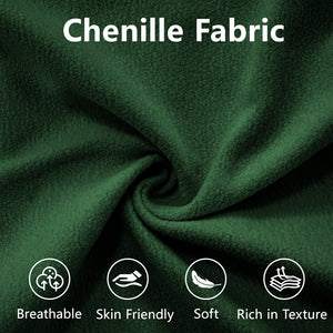 English Elm Free Modular U-Shaped Sectional Sofa - Customizable 4-Seater Couch With Chenille Fabric & 2 Ottomans W714S01096