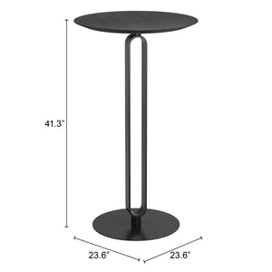 Derry Bar Table Black 110317 Zuo Modern