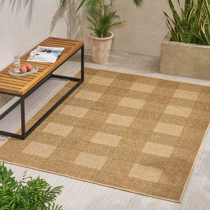 Christopher Knight Home® - Noble House - Tokota 5'3" X 7' Indoor/Outdoor Area Rug, Natural