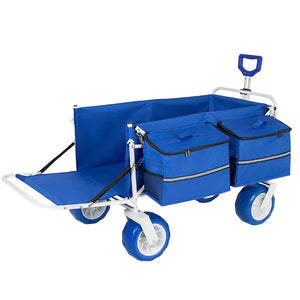 English Elm Beach Wagon with Extendable Tailgate All-terrain Tires and 500 Lb Steel Frame W2932P426706