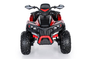 English Elm Kids Electric Atv Two Seat 24v Four Wheel Drive Ride on with Spring Suspension Eva Tires Red W1620P271405