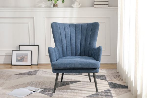 OSP Home Furnishings Jenson Chair Blue